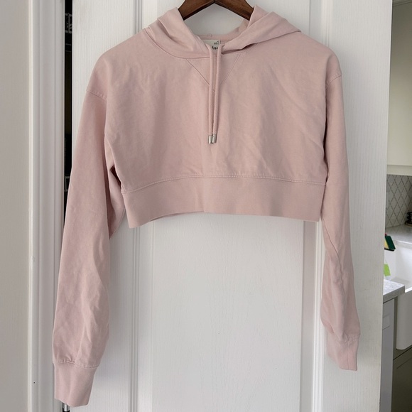 aritzia • wilfred free • size XS • cropped pullover hoody - Picture 2 of 6